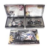 Three Minichamps diecast Classic Bike Series models, comprising The 1-12 Scale Moto Guzzi California