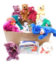 TY Beanie Babies and accessories, including platinum membership gift pack, Happy Birthday Bear, Band
