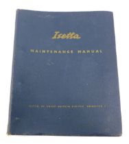 An original BMW Isetta Maintenance Manual, in its original binder.
