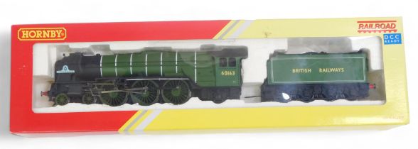 A Hornby OO gauge class A1 locomotive Tornado, 4-6-2, 60163, in Doncaster green, R3060, boxed.