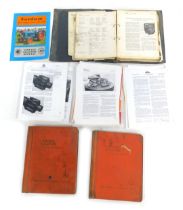 A group of Fordson Major Tractor original workshop manuals, together with copy editions of manuals.