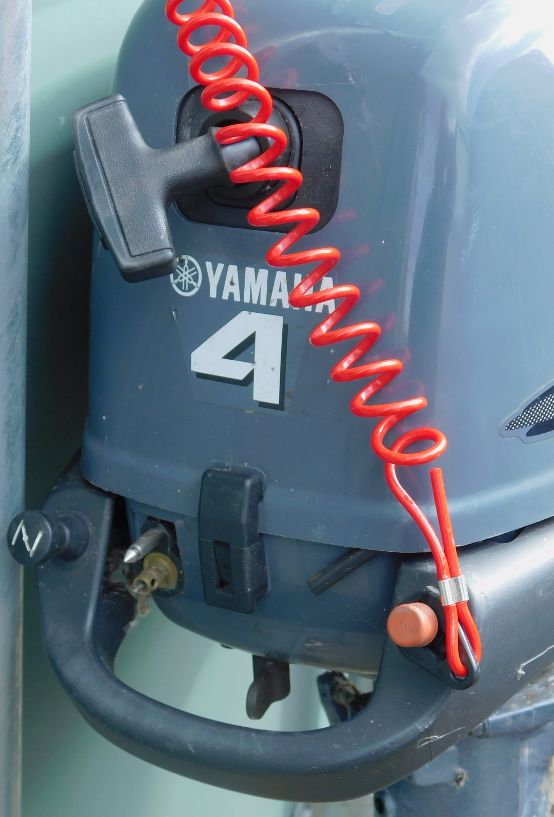 A Yamaha F4BMHL 4HP 4-stroke outboard motor. - Image 3 of 4