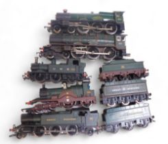 Hornby OO gauge locomotives, including king class locomotive King Richard I 6027 in Great Western li