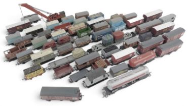 Bachmann, Hornby and other OO gauge rolling stock, including Esso tankers, Palethorpes Pork Sausages