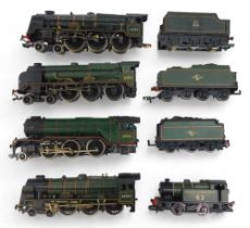 Bachmann, Hornby, and other locomotives, including Royal Scot class locomotive, Royal Scot 46100, cl