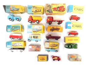 Matchbox, Dinky and Corgi diecast vehicles, mainly boxed, to include Matchbox 15 forklift truck, Din