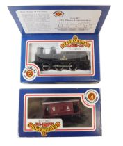 Two Bachmann Branchline OO gauge trains and accessories, comprising the J72 class locomotive 0-6-0T,