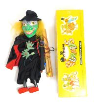 A Pelham Puppets Wicked Witch, boxed.
