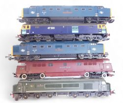 Hornby, Bachman and Lima OO gauge diesel locomotives, including class 55002 Deltic Royal Scotts grey