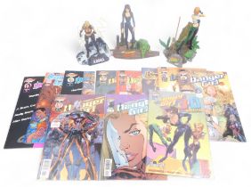 Danger Girl figures and comics, including Abby Chase, Sydney Savage, Natalia Castle, etc. (a quantit