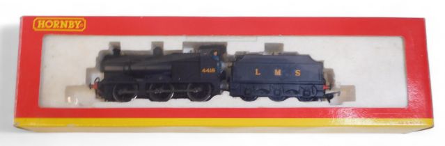 A Hornby OO gauge class 4F Fowler locomotive, 0-6-0, 4418, in LMS black, R2193, boxed.