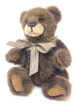 A Charlie Bears Bear House Bears Collection brown Teddy bear, bearing label, BB204009A, 25cm high.