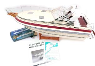 An Aristocraft Vee Sport 2660 electric model boat, boxed.