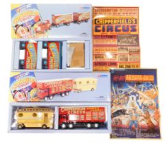 Corgi Classics Chipperfield Circus diecast 97915 Scammell Highwayman, with two trailers, and 97888 F