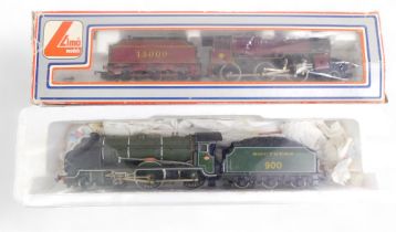 Hornby and Lima OO gauge locomotives, including a Schools class locomotive Eaton, and a LMS Crab loc