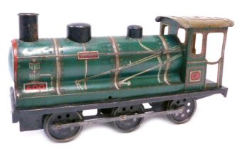 A French Charles Rossignol loco, in green, numbered 400CR.
