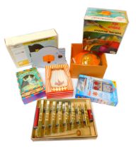 Toys and games, to include Tremelo-phone, tinplate xylophone, televisor kit, Air Strike moving targe