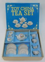 A Toy China tea set, boxed.