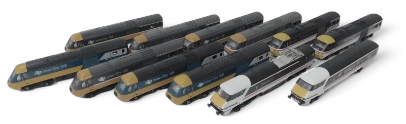 Hornby and other OO gauge Intercity locos.