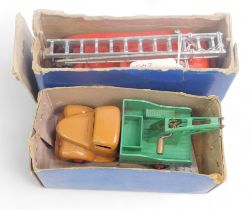 Dinky Toys boxed diecast, including 430 breakdown lorry and 555 fire engine with extending ladder. (