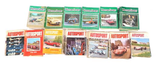 Autosport magazines from the 1960s and 1970s, and Motorsport magazines from the 1960s and 1970s, etc