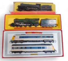 Hornby Dublo locomotive and rolling stock and accessories, including 2232 a class 55 Deltic two rail