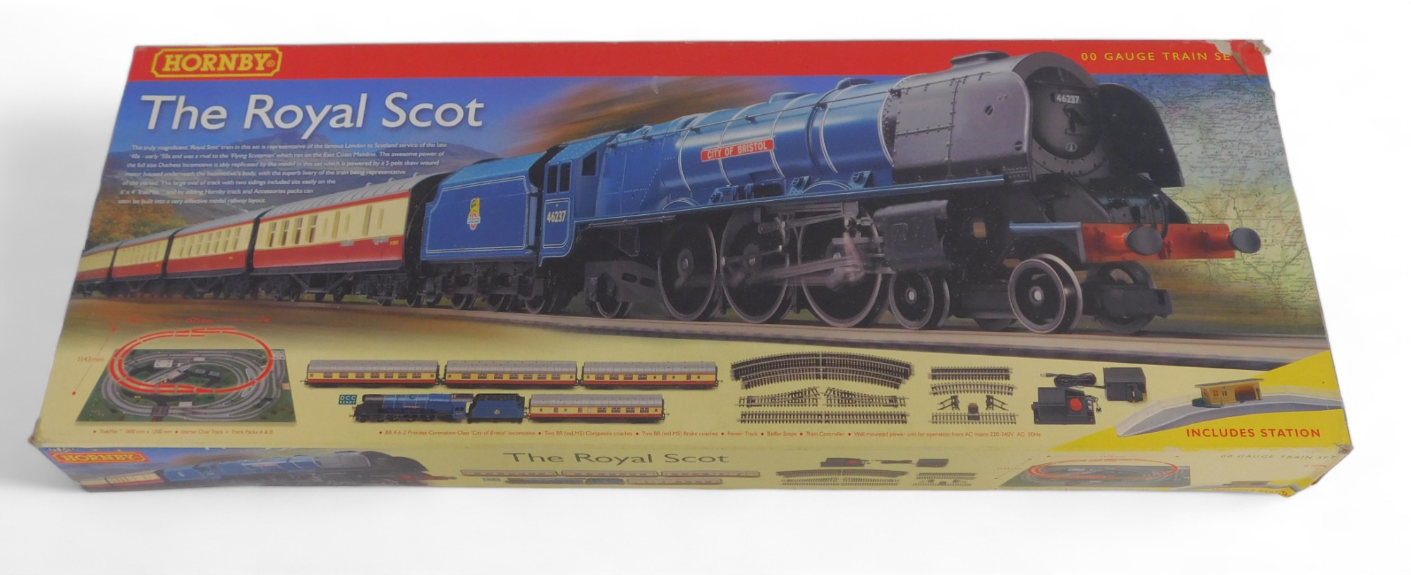 A Hornby OO gauge train set R1094 The Royal Scot, boxed, incomplete.