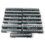 Lima, Hornby and other other OO gauge Intercity carriages.
