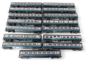 Lima, Hornby and other other OO gauge Intercity carriages.