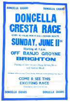 Motorsport posters, including WD and HO Wills Trophy organised by the British Automobile Racing Club