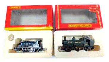 Hornby OO gauge locomotives, comprising R706A GWR Class 2727 pannier tank locomotive, 2783, 0-6-0, a