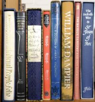 Books. Folio Society, comprising West (Vita Sackville) Saint Joan of Ark, The Bayeux Tapestry and th