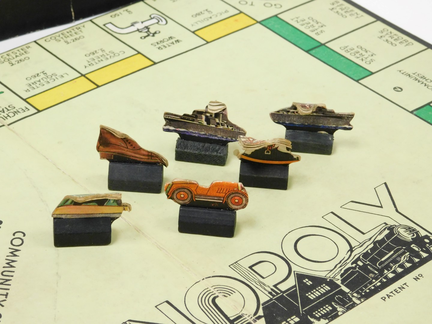 A vintage game of Monopoly, by John Waddington Ltd, containing cardboard playing figures. - Image 2 of 3