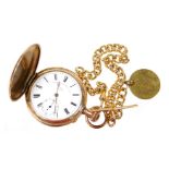 An early 20thC Lancaster Watch Company Ltd gold plated gentleman's full hunter pocket watch, for Pre