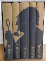 Doyle (Arthur Conan). Sherlock Holmes complete stories, five vols, comprising The Adventures, The Me