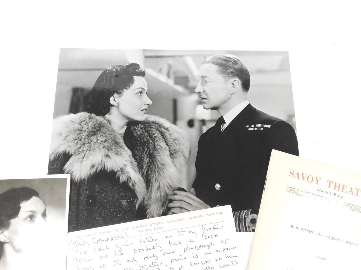 A signed theatre programme by Judy Campbell, for Relative Values, the Noel Coward Comedy at the Savo - Image 3 of 4