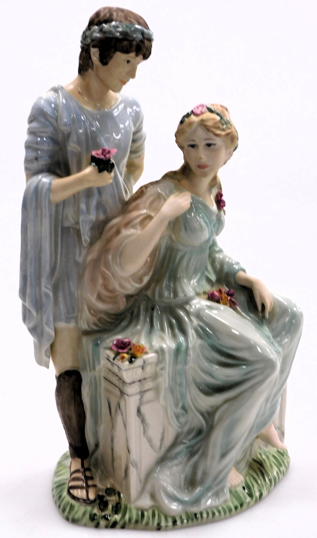 A Wedgwood porcelain figure of Adoration, the Classical Collection, limited edition 1378/3000, model - Image 3 of 5