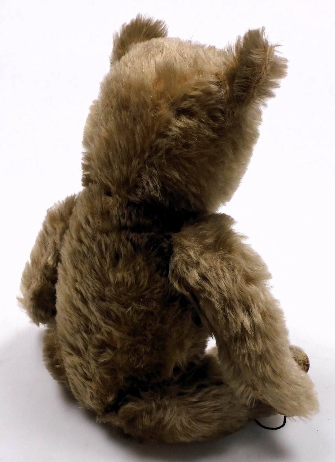 A mid century growler teddy bear with velvet pads, 34cm high. - Image 2 of 3