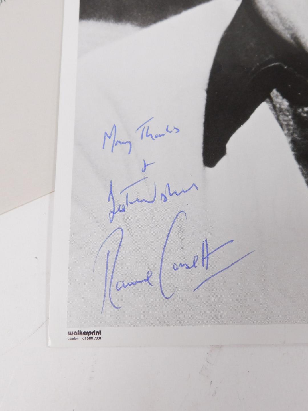 Grantham Interest. A signed letter from Ronnie Corbett, dated 17th February 1982, relating to his ti - Image 2 of 3
