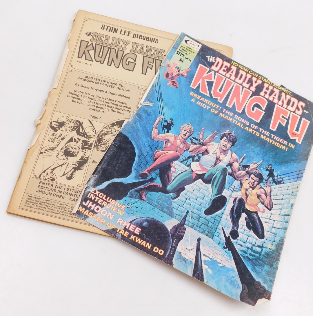 Marvel comics. Two editions of The Deadly Hands of Kung Fu, Issues 16,30. - Image 3 of 3