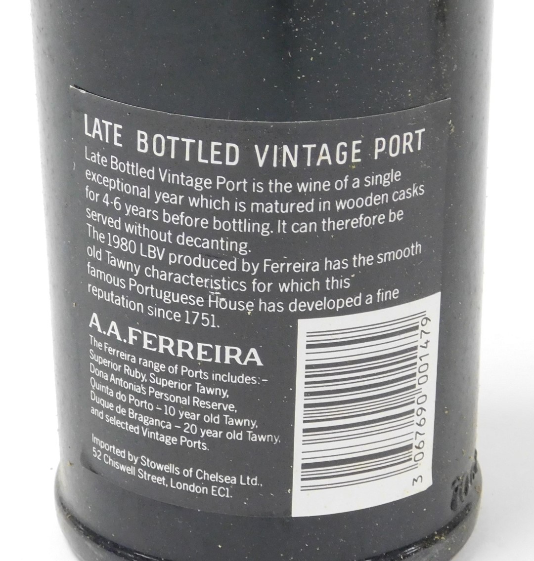 A bottle of Ferreira late bottled vintage port 1980, cased. - Image 3 of 4