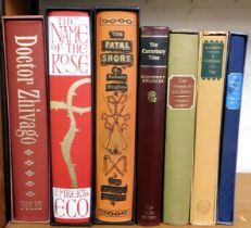 Books. Folio Society, comprising Dr Zhivago, Eco (Umberto) The Name of the Rose, Hughes (Robert) The