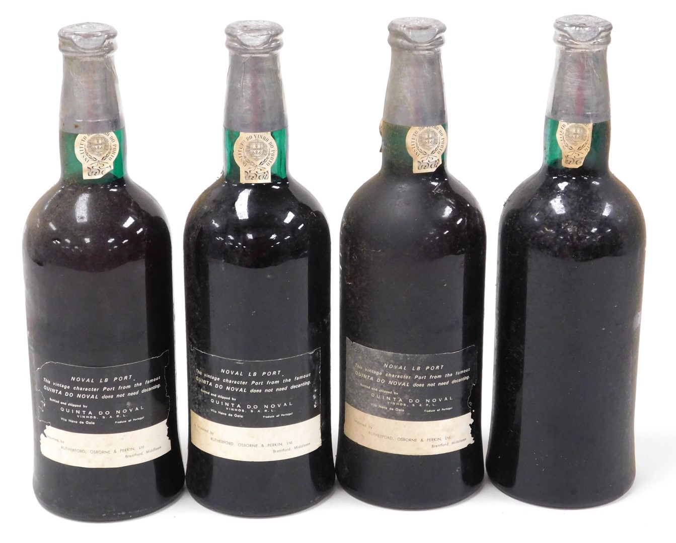 Four bottles of Noval LB port, for Rutherford, Osborne and Perkin Ltd, serial numbers AO346748, 3456 - Image 2 of 3