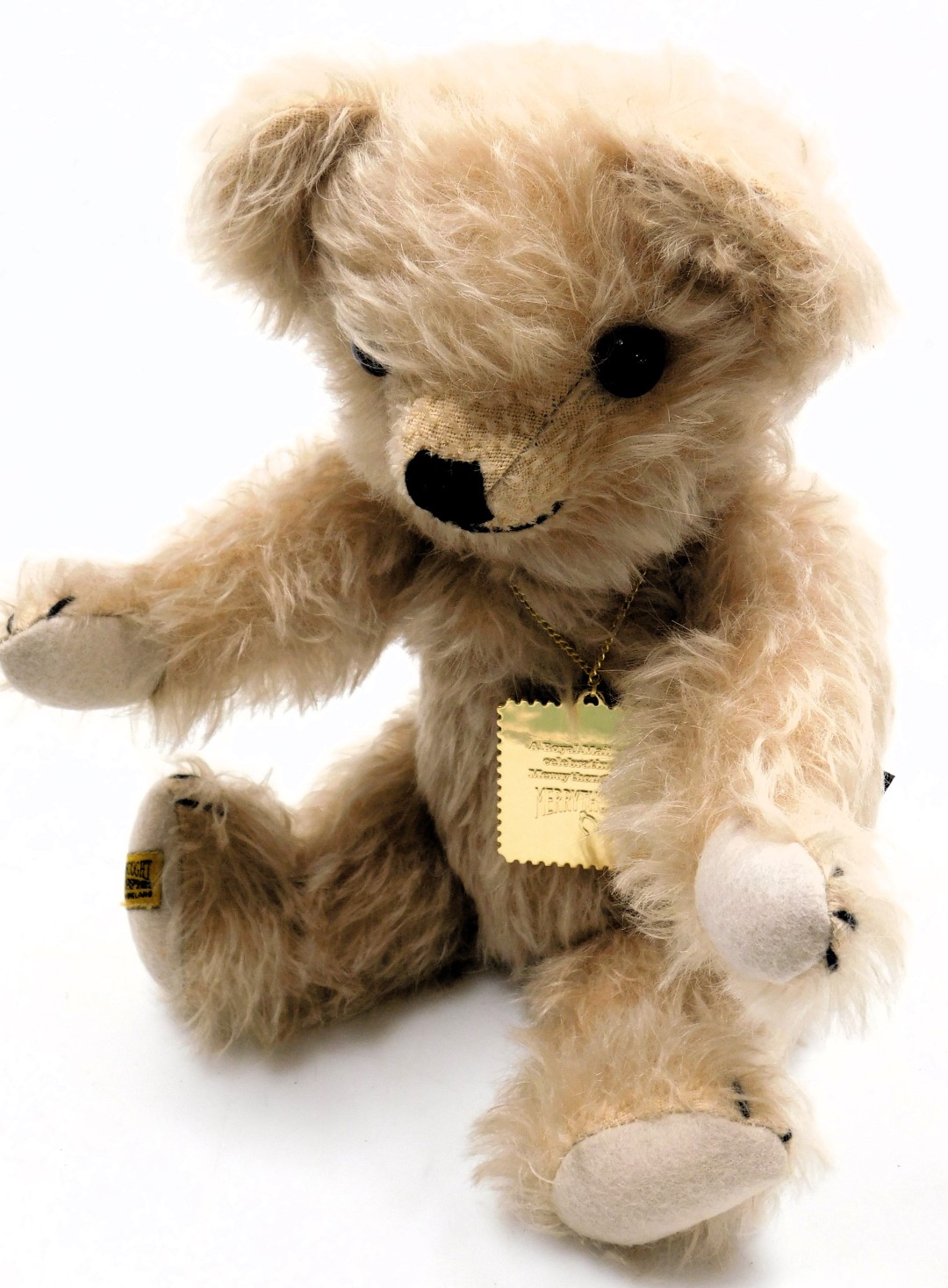A Merrythought teddy bear, for the London 2012 Olympic Games, together with a copy of the first Merr - Image 3 of 5