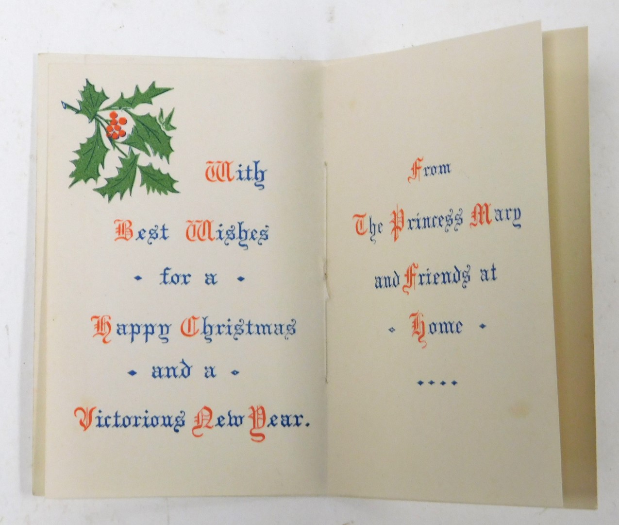 A WWI Princess Mary Christmas tin, with card and envelope, together with a 1914-15 star, named to Pt - Image 4 of 6