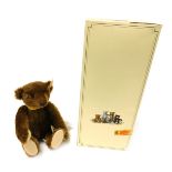 A Steiff 150th anniversary Margarete bear 1997, boxed with certificate.