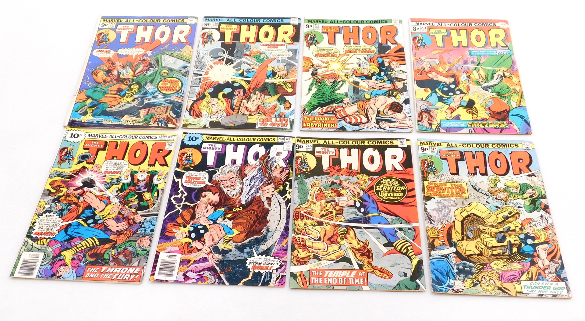 Marvel comics. Thirty two editions of The Mighty Thor, issues, 234, 235, 236, 237, 242, 245, 248-273 - Image 2 of 5