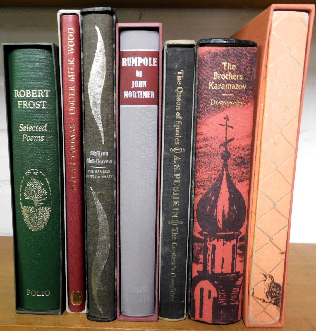 Books. Folio Society, comprising Frost (Robert) Selected Poems, Thomas (Dylan) Under Milk Wood, The