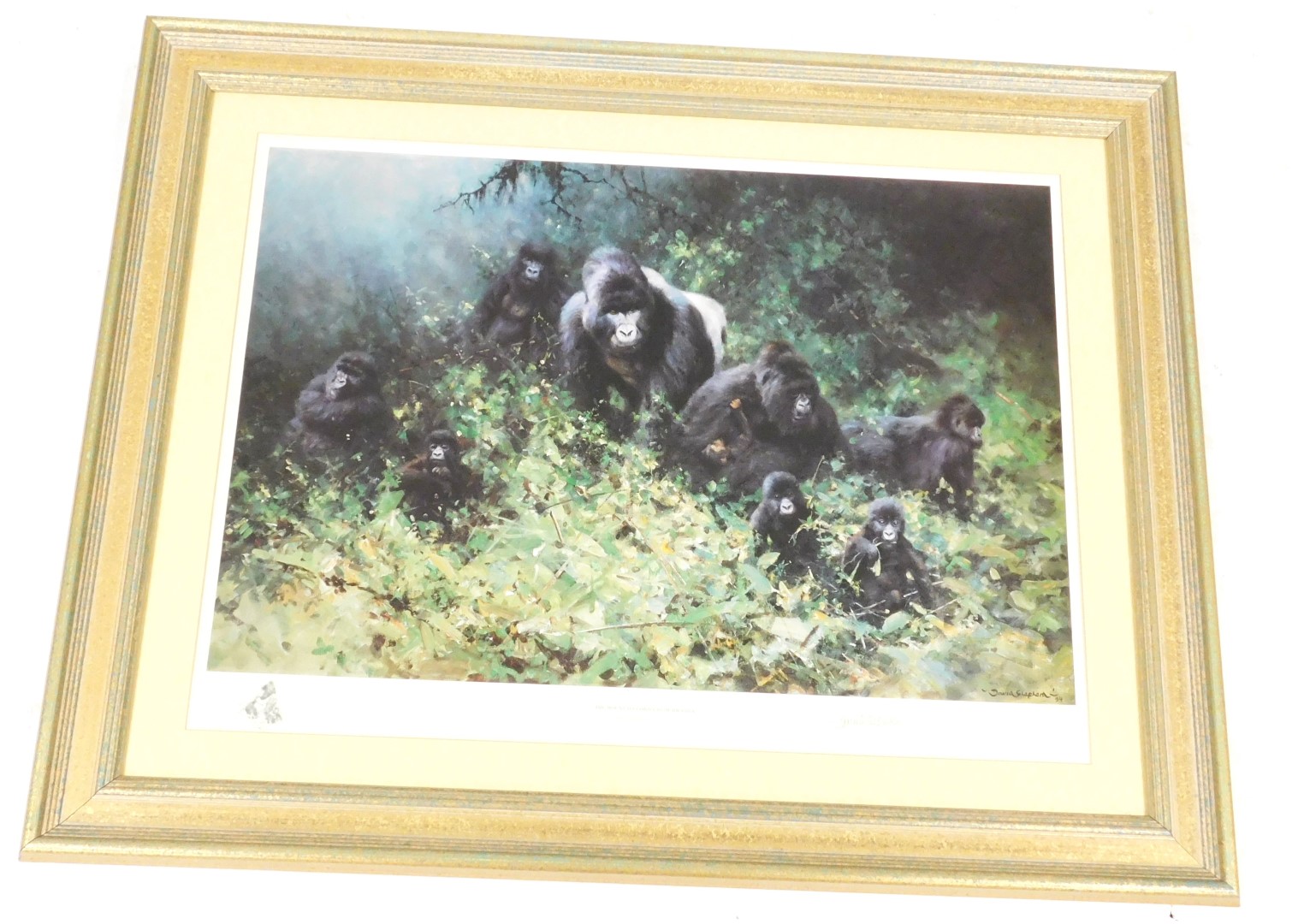 David Shepherd OBE, FRSA (British, 1931-2017). The Mountain Gorillas of Rwanda, limited edition prin - Image 2 of 4