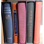 Books. Folio Society, comprising Julius Caesar, Lives of the Later Caesars, Suetonius the Twelve Cae